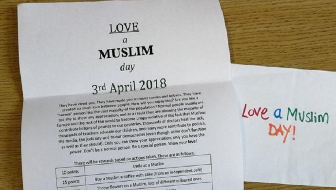 “Love a Muslim Day”: Muslims’ Response to Hatred and Racism