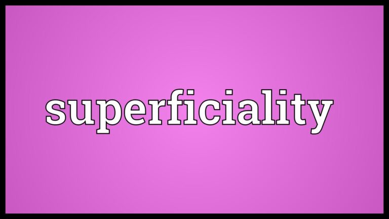 Superficiality: A Common Culture of Ignorance